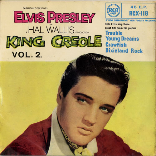 Elvis Presley King Creole EPs - SFA59/1 - VG 7" vinyl single (7 inch record / 45) UK ELV07KI554828