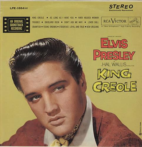 Elvis Presley King Creole vinyl LP album (LP record) Canadian ELVLPKI329684