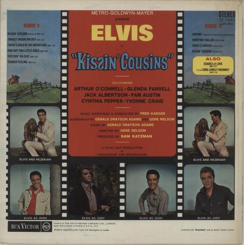 Elvis Presley Kissin' Cousins - 1st vinyl LP album (LP record) UK ELVLPKI151969
