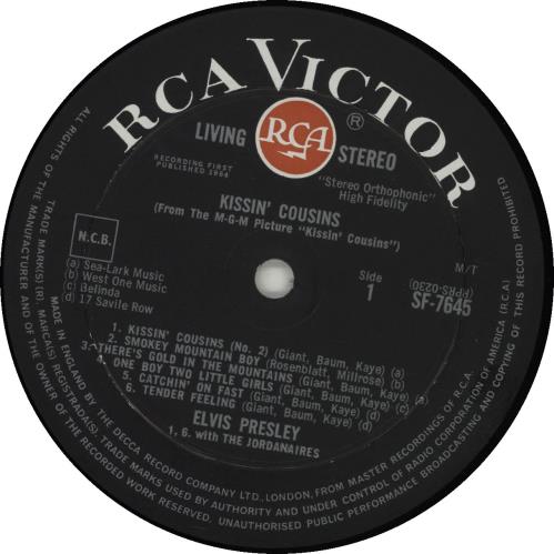 Elvis Presley Kissin' Cousins - 1st vinyl LP album (LP record) UK ELVLPKI151969