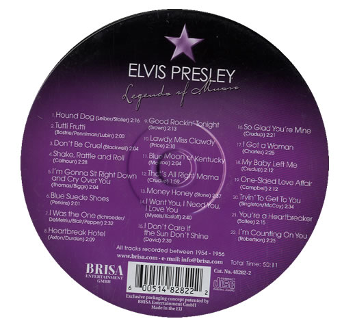 Elvis Presley Legends Of Music CD album (CDLP) German ELVCDLE588044