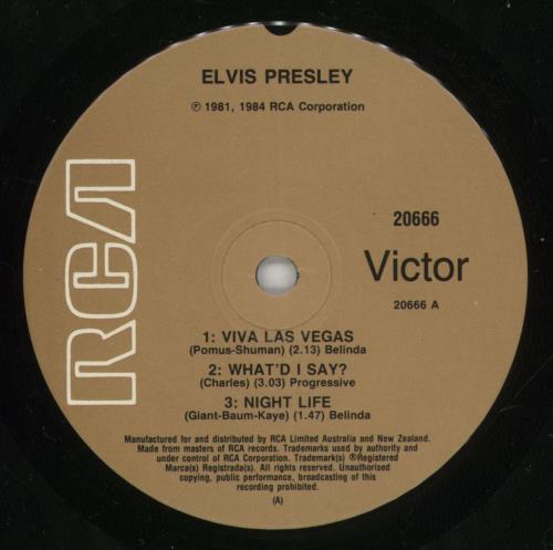 Elvis Presley Love In Las Vegas - Vol.2 7" vinyl single (7 inch record / 45) Australian ELV07LO567764