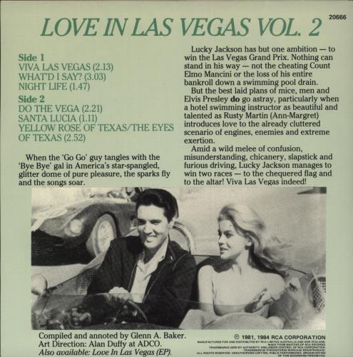 Elvis Presley Love In Las Vegas - Vol.2 7" vinyl single (7 inch record / 45) Australian ELV07LO567764