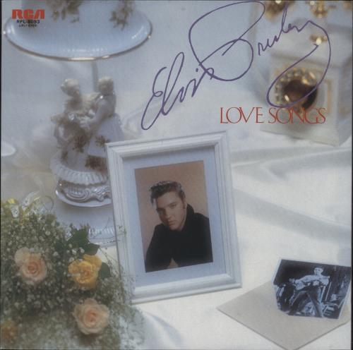 Elvis Presley Love Songs vinyl LP album (LP record) Japanese ELVLPLO888363