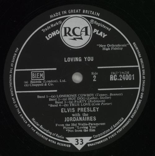 Elvis Presley Loving You - 2nd 10" vinyl single (10 inch record) UK ELV10LO671778