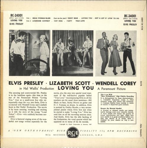 Elvis Presley Loving You - 4th - EX 10" vinyl single (10 inch record) UK ELV10LO446011