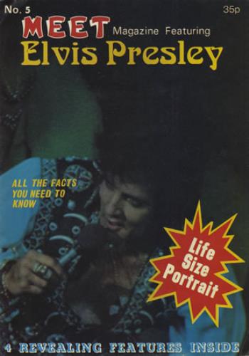 Elvis Presley Meet magazine UK ELVMAME401505