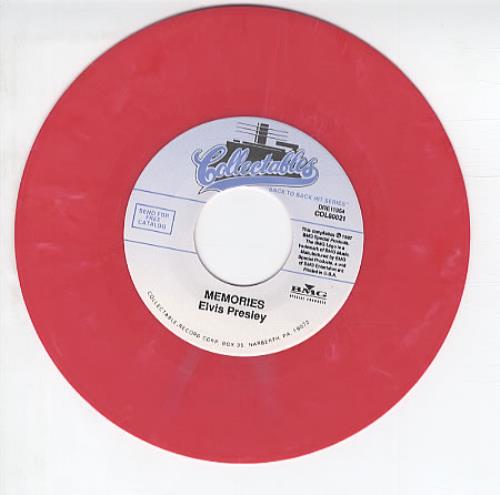 Elvis Presley Memories / Charro 7" vinyl single (7 inch record / 45) US ELV07ME329688