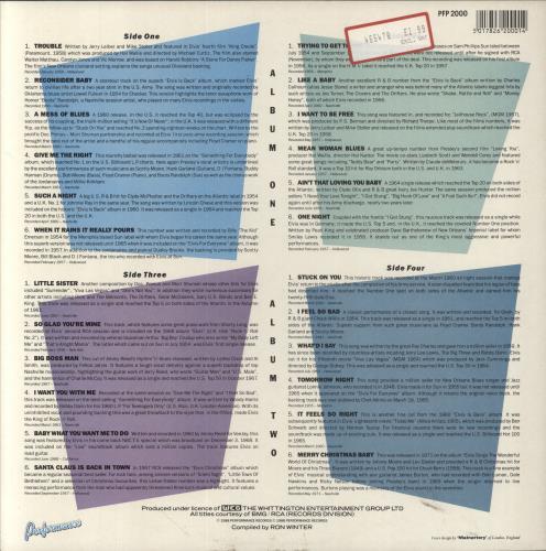 Elvis Presley Mess O' Blues 2-LP vinyl record set (Double LP Album) UK ELV2LME373254
