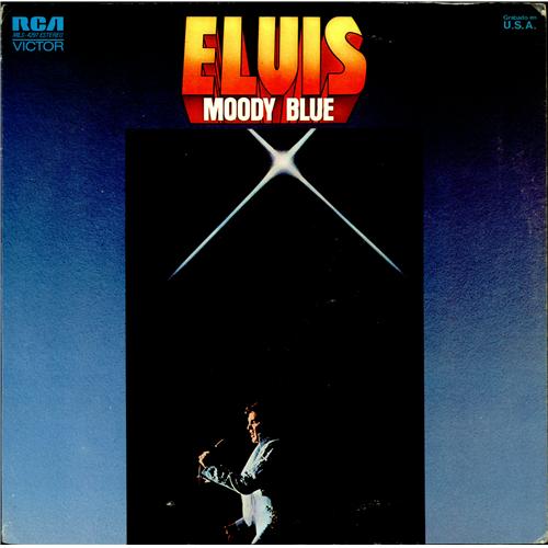 Elvis Presley Moody Blue vinyl LP album (LP record) Mexican ELVLPMO414003