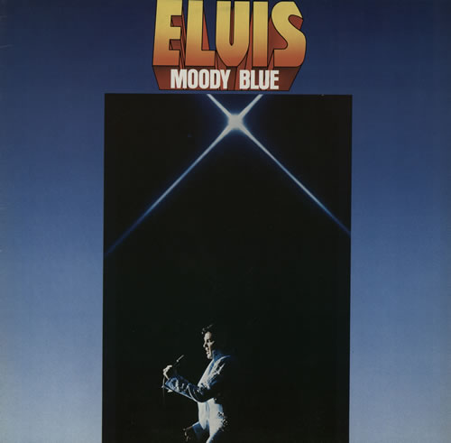 Elvis Presley Moody Blue vinyl LP album (LP record) German ELVLPMO575751