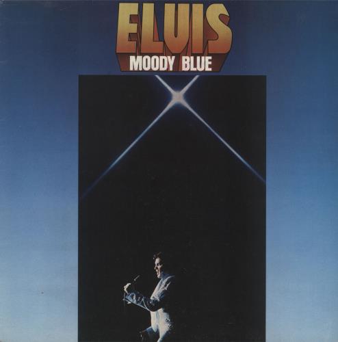 Elvis Presley Moody Blue vinyl LP album (LP record) German ELVLPMO727401