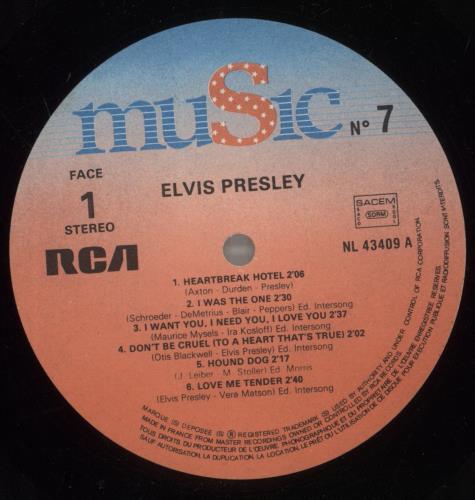Elvis Presley Music Volume 7 vinyl LP album (LP record) French ELVLPMU375855
