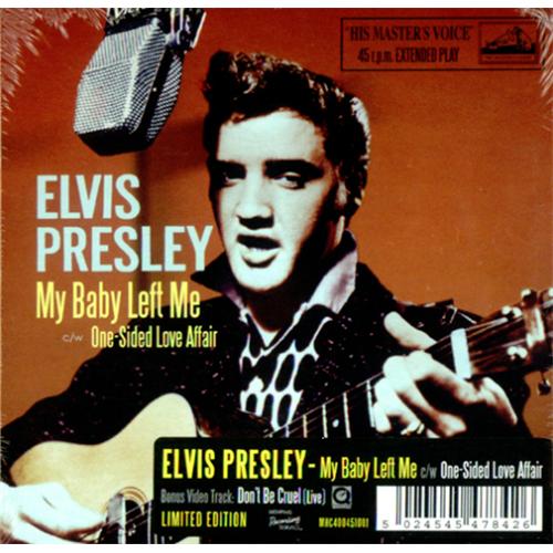 Elvis Presley My Baby Left Me CD single (CD5 / 5") UK ELVC5MY416553
