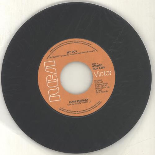 Elvis Presley My Boy 7" vinyl single (7 inch record / 45) Dutch ELV07MY702650