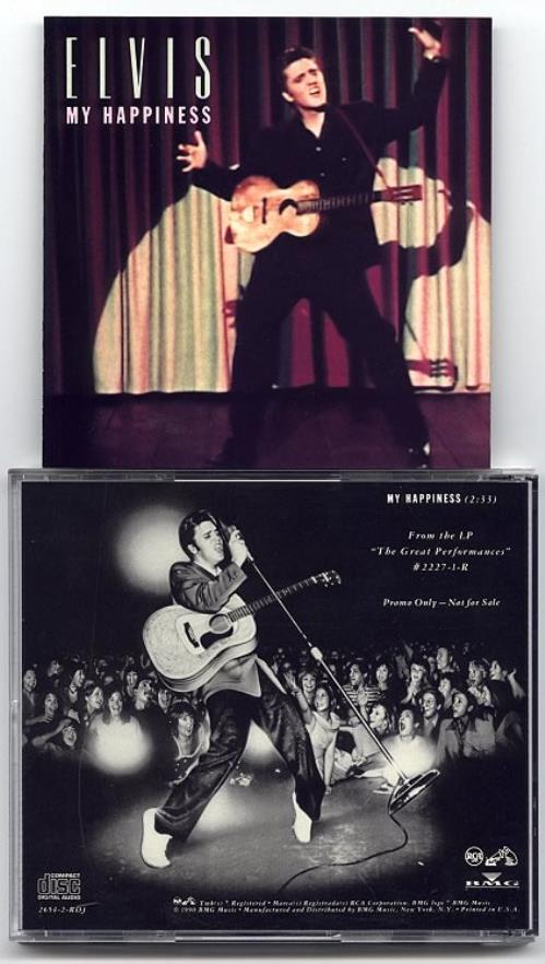 Elvis Presley My Happiness CD single (CD5 / 5") US ELVC5MY86418