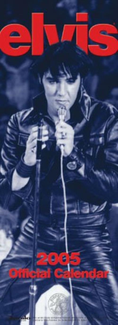Elvis Presley Official Calendar 2005 [Slim] calendar UK ELVCAOF304346