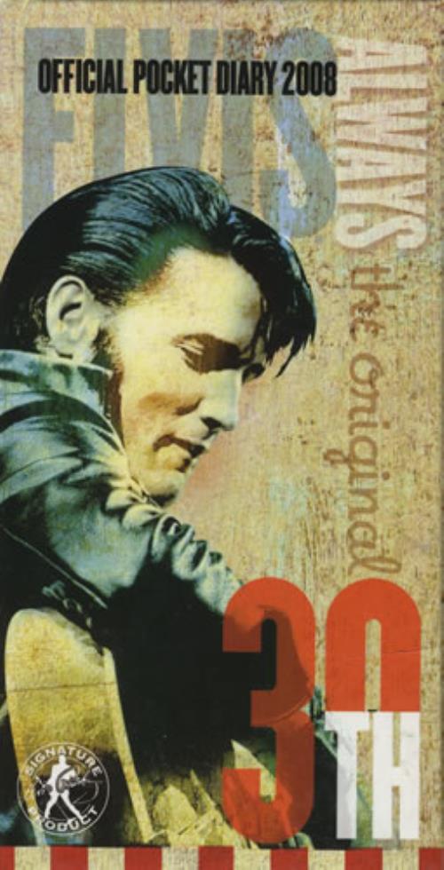 Elvis Presley Official Pocket Diary 2008 memorabilia UK ELVMMOF414243