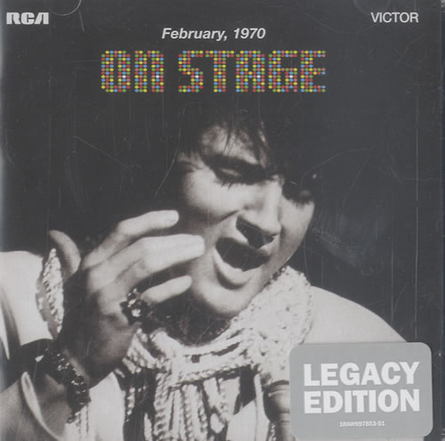 Elvis Presley On Stage 2 CD album set (Double CD) US ELV2CON504818
