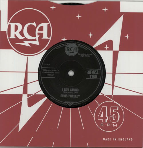 Elvis Presley One Night / I Got Stung - 2001 7" vinyl single (7 inch record / 45) UK ELV07ON603905