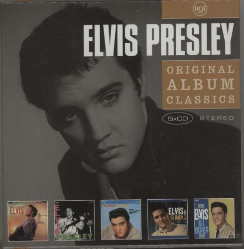 Elvis Presley Original Album Classics 5-CD album set UK ELV5COR436060