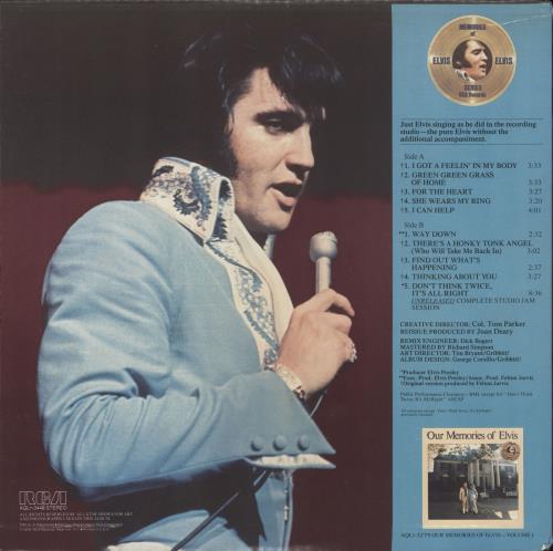 Elvis Presley Our Memories Of Elvis Volume 2 vinyl LP album (LP record) US ELVLPOU724683