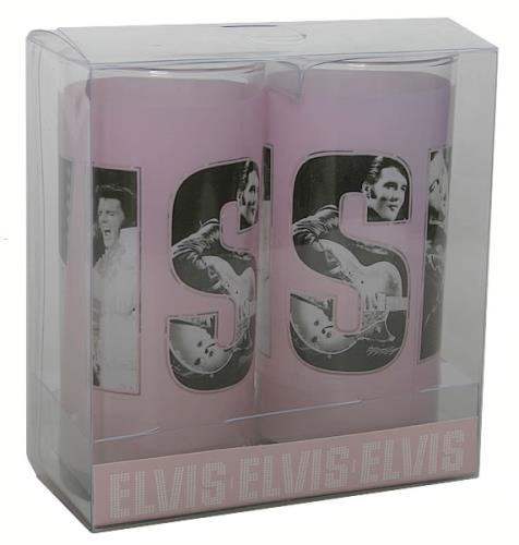 Elvis Presley Pair Of Highball Glasses memorabilia UK ELVMMPA468130