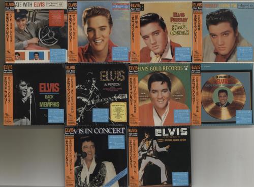 Elvis Presley Paper Sleeve Collection - Ten Albums CD album (CDLP) Japanese ELVCDPA668078