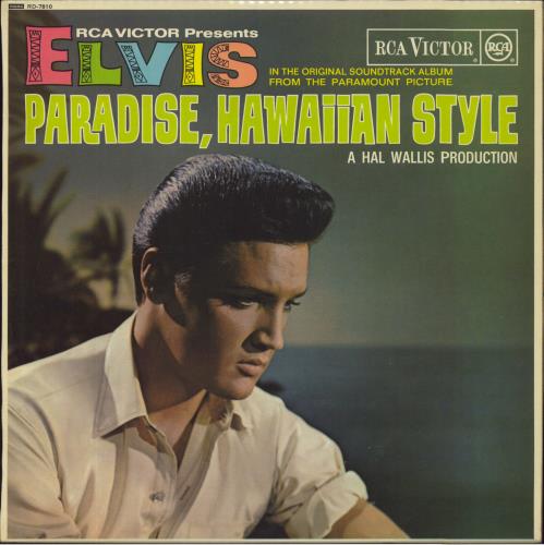 Elvis Presley Paradise, Hawaiian Style - 1st - VG vinyl LP album (LP record) UK ELVLPPA802448