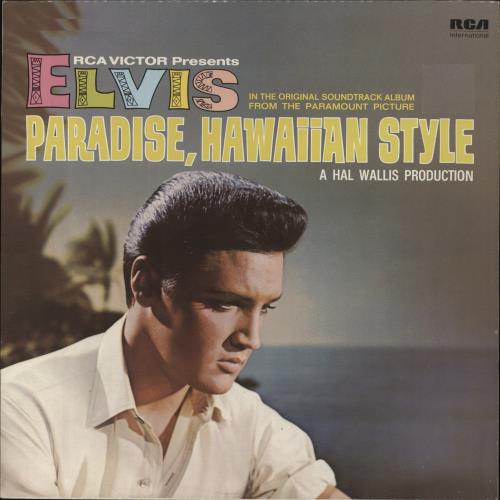 Elvis Presley Paradise, Hawaiian Style vinyl LP album (LP record) UK ELVLPPA369417