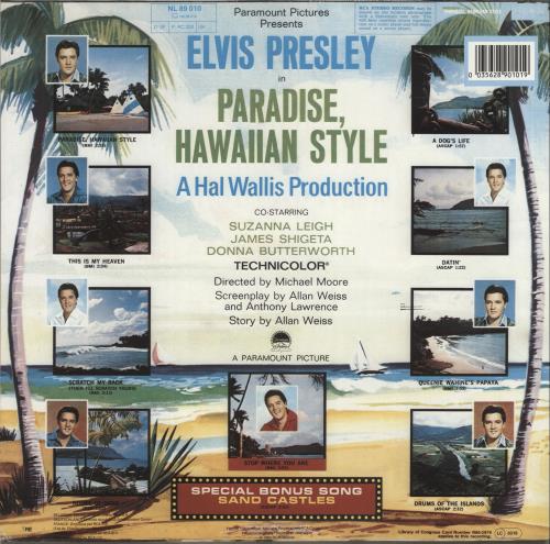 Elvis Presley Paradise, Hawaiian Style vinyl LP album (LP record) German ELVLPPA701472