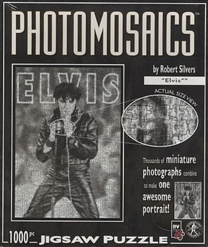 Elvis Presley Photomosaic Jigsaw Puzzle Toy UK ELVTYPH377689