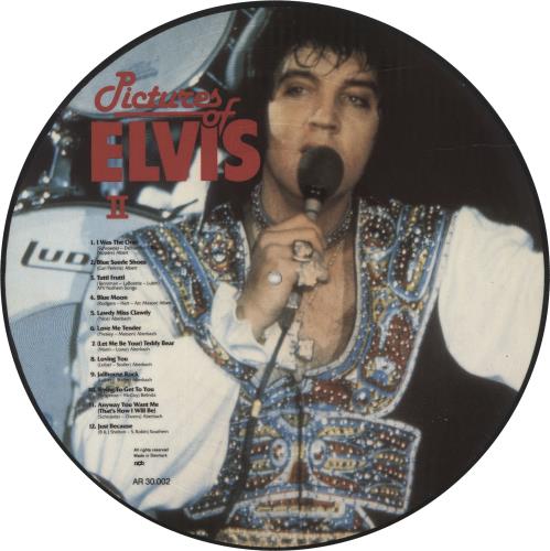Elvis Presley Pictures Of Elvis II picture disc LP (vinyl picture disc album) Danish ELVPDPI678651