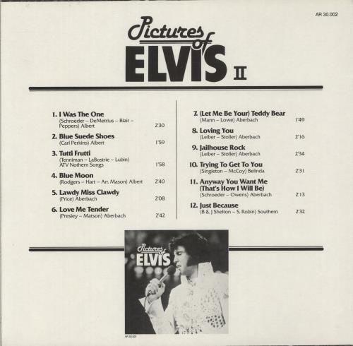 Elvis Presley Pictures Of Elvis II picture disc LP (vinyl picture disc album) Danish ELVPDPI887774