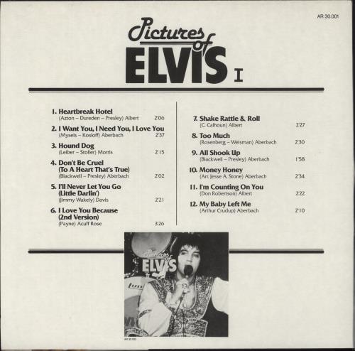 Elvis Presley Pictures Of Elvis picture disc LP (vinyl picture disc album) Danish ELVPDPI887772
