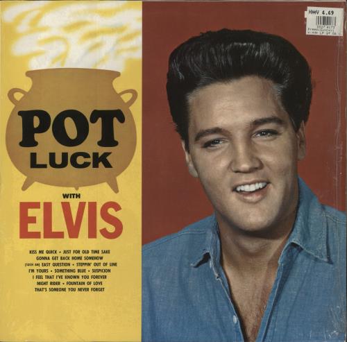 Elvis Presley Pot Luck - Shrink vinyl LP album (LP record) German ELVLPPO860165
