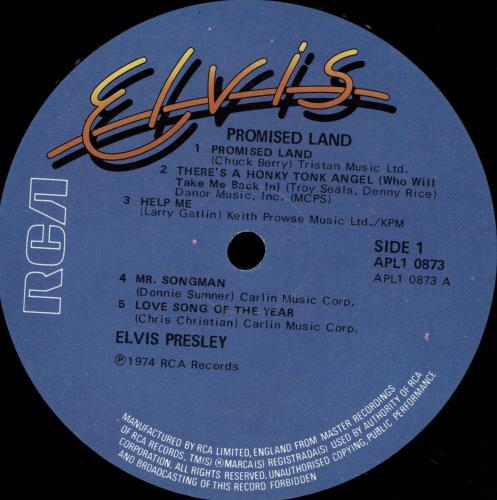 Elvis Presley Promised Land - Sealed vinyl LP album (LP record) UK ELVLPPR589911