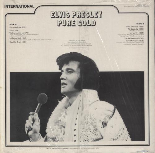 Elvis Presley Pure Gold vinyl LP album (LP record) Italian ELVLPPU877993