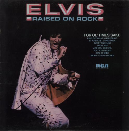 Elvis Presley Raised On Rock / For Ol' Times Sake vinyl LP album (LP record) Canadian ELVLPRA740608