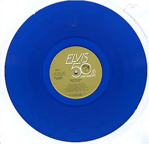 Elvis Presley Reconsider Baby - Blue Vinyl vinyl LP album (LP record) US ELVLPRE294233