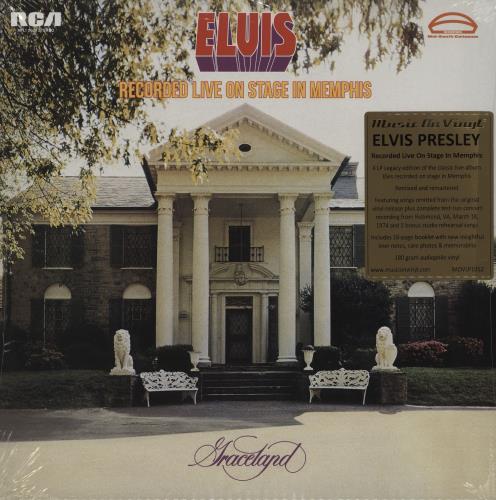 Elvis Presley Recorded Live On Stage In Memphis: Legacy Edition - 180gm Vinyl - Sealed 4-LP vinyl album record set UK ELV4LRE752141