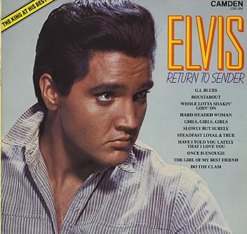 Elvis Presley Return To Sender vinyl LP album (LP record) UK ELVLPRE370873