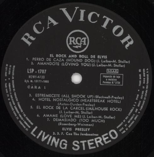 Elvis Presley Rock And Roll - 1st vinyl LP album (LP record) Spanish ELVLPRO723262