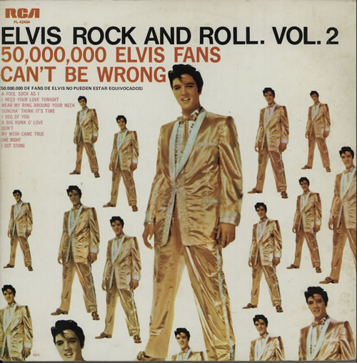 Elvis Presley Rock And Roll Vol.2 vinyl LP album (LP record) Spanish ELVLPRO630697
