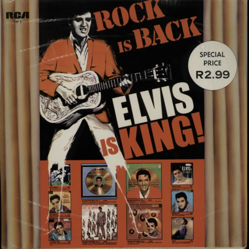 Elvis Presley Rock Is Back - Elvis Is King! vinyl LP album (LP record) South African ELVLPRO613488
