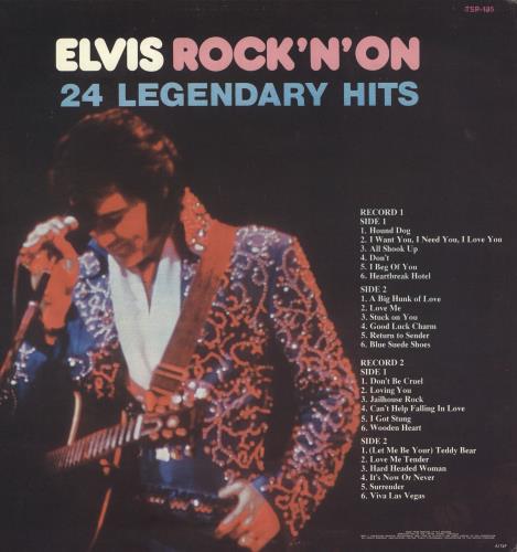 Elvis Presley Rock 'n' On 2-LP vinyl record set (Double LP Album) Australian ELV2LRO718837