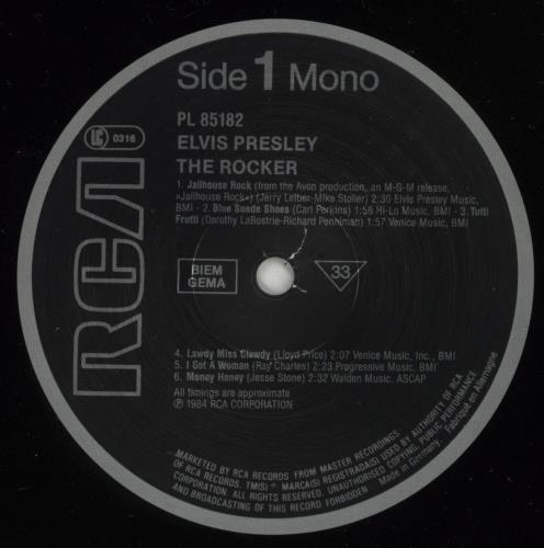 Elvis Presley Rocker vinyl LP album (LP record) UK ELVLPRO279295