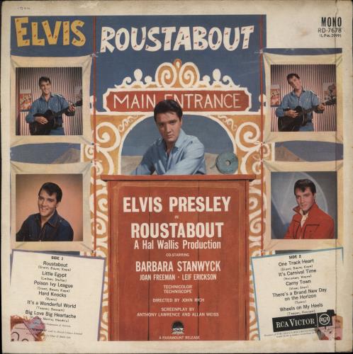 Elvis Presley Roustabout - 1st - EX vinyl LP album (LP record) UK ELVLPRO369633