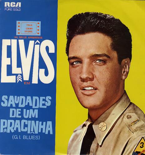 Elvis Presley Saudades De Um Pracinha - G.I. Blues vinyl LP album (LP record) Brazilian ELVLPSA347855