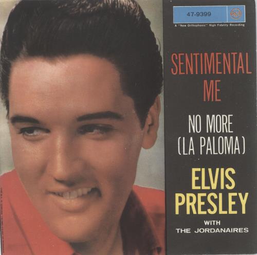 Elvis Presley Sentimental Me 7" vinyl single (7 inch record / 45) Italian ELV07SE721038